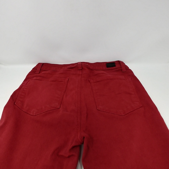 Paige Jeans Verdugo Ankle Red Women Sz. 31 - Picture 3 of 8